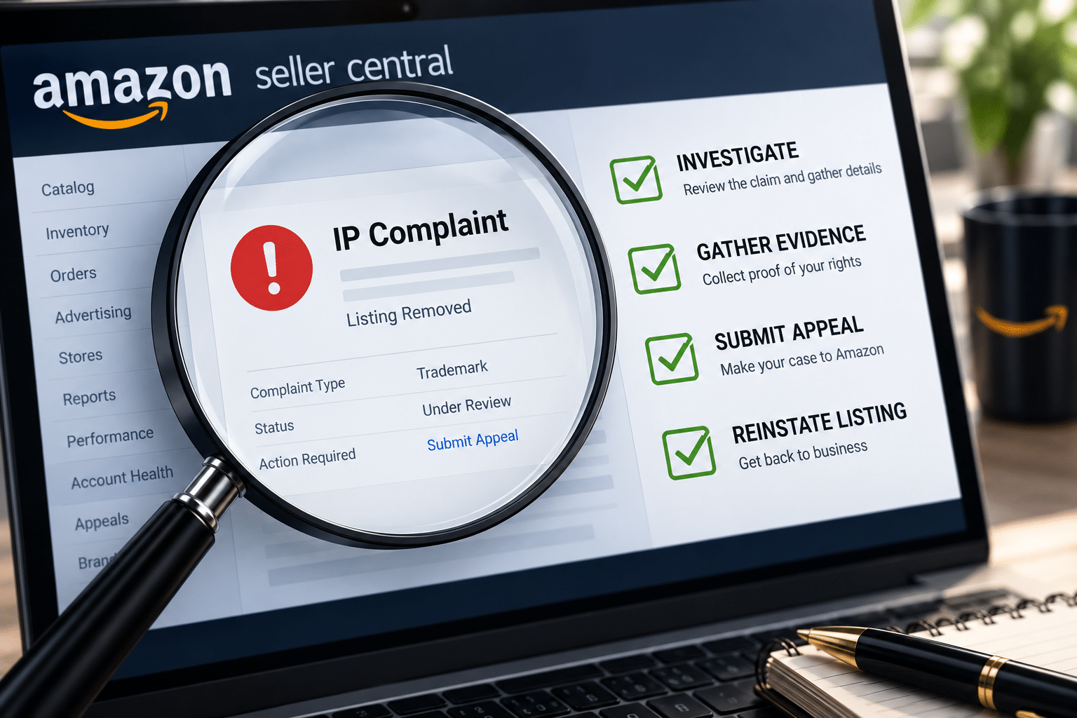 IP Complaint amazon